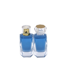 irregular 100ml transparent elegant octagon high grade perfume bottles glass